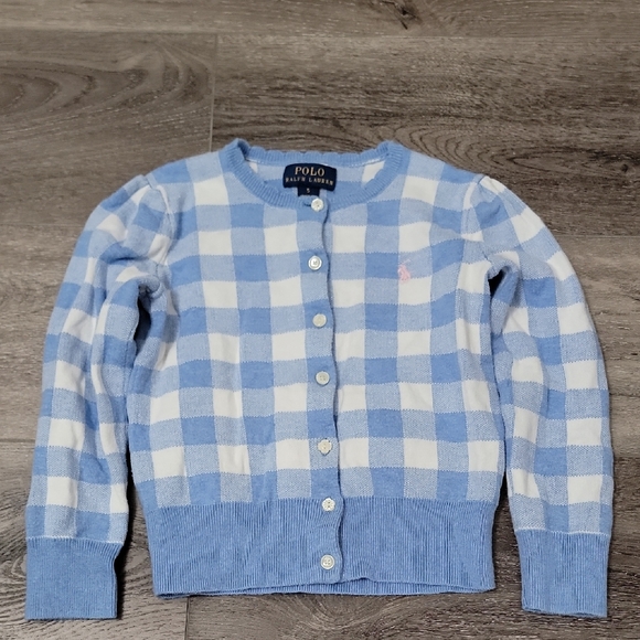Polo Ralph Lauren Other - Polo by Ralph Lauren Women's Blue and White Checkered Sweater